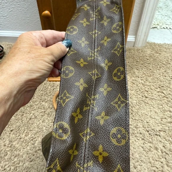 Louis Vuitton Brown Monogram Tote - Picture 9 of 13